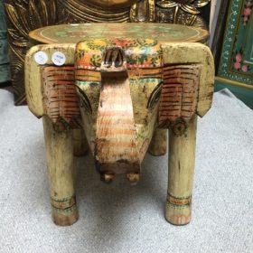kh28 206 b indian furniture elephant side tables front