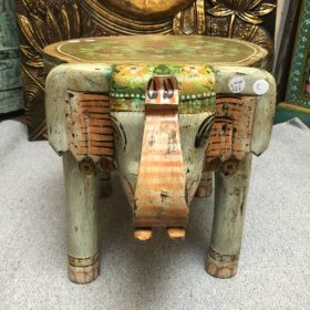 kh28 206 e indian furniture elephant side tables front