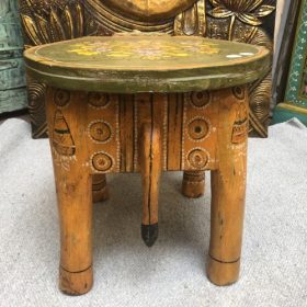 kh28 206 f indian furniture elephant side tables back