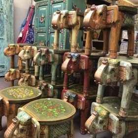 kh28 206 indian furniture elephant side tables