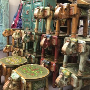 kh28 206 indian furniture elephant side tables