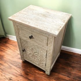 kh28 212 indian furniture one drawer bedside cabinet right top