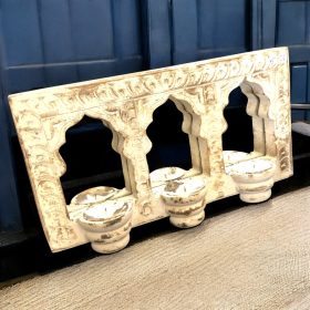 kh28 218 indian accessory gift stunning triple mirrors white main