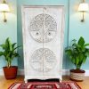 kh28 221 indian furniture 'tree of life' cabinet main