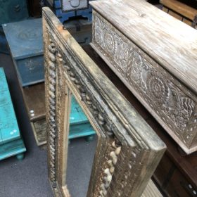 kh28 222 natural indian furniture stunning carved mirrors top