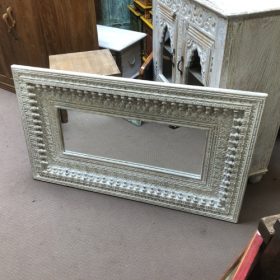 kh28 222 white indian furniture stunning carved mirror right
