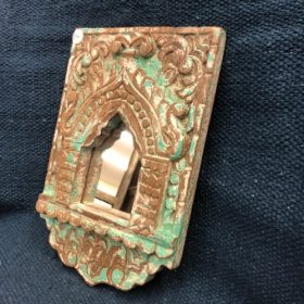 kh28 225 c indian accessory gift ornately carved mirrors mini