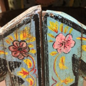 kh28 230 indian furniture hand painted arch mirror artwork