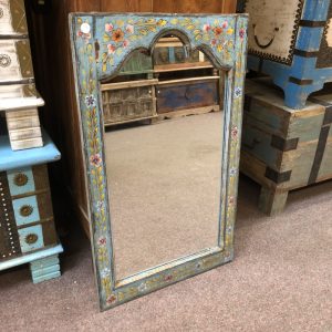 kh28 234 indian furniture blue framed mirror main