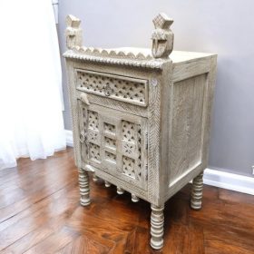 kh28 242 indian furniture unusual carved cabinet right
