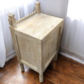 kh28 242 indian furniture unusual carved cabinet back