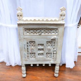 kh28 242 indian furniture unusual carved cabinet left main