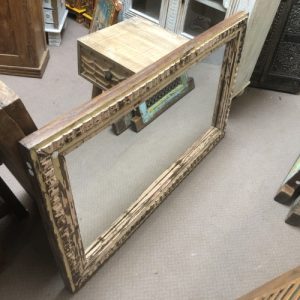 kh28 60 indian furniture rustic wooden mirror top