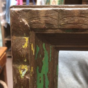 kh28 61 indian furniture natural wooden mirror edge