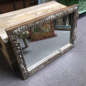 kh28 62 a indian furniture wooden foliate mirror landscape