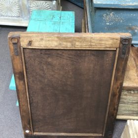 kh28 62 c indian furniture blue yellow wooden mirror fixings