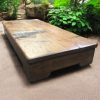 kh28 86 indian furniture 'lived' old teak low table main