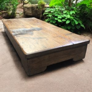 kh28 86 indian furniture 'lived' old teak low table main