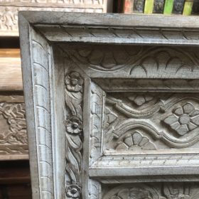 kh28 m 18594 indian furniture mihrab arch shaped mirror carved