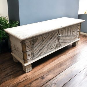 kh28 m 23452 indian furniture attractive white trunk main