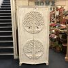 kh29 241 indian furniture 'tree of life' cabinet main