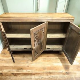 k82 4904 indian furniture unique sunburst sideboard storage