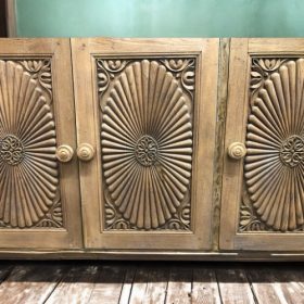 k82 4904 indian furniture unique sunburst sideboard teak