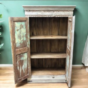 k83 2498 indian furniture exquisite cabinet 2 shelf