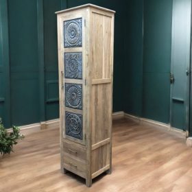 k83 2809 indian furniture heritage slim cabinet drawers