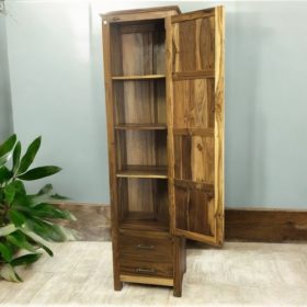 k83 2810 indian furniture tall single door cabinet open