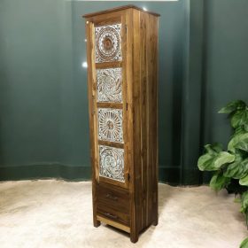 k83 2810 indian furniture tall single door cabinet main