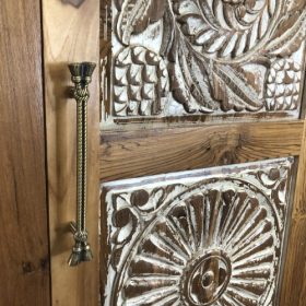 k83 2810 indian furniture tall single door cabinet carved