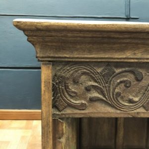 k83 2827 indian furniture small bookcase cornice
