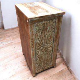 k83 2889 indian furniture coastal blue cabinet panel