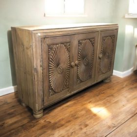 k83 4904 indian furniture unique sunburst sideboard wooden