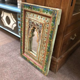 kh28 226789 69 b indian accessory gift painted wooden mirrors artwork