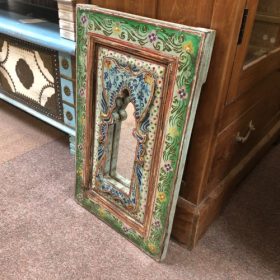 kh28 226789 79 a indian accessory gift hand painted mirrors wooden