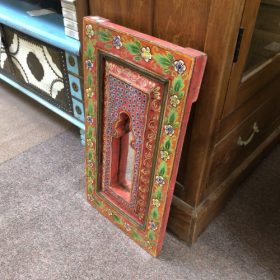 kh28 226789 79 e indian accessory gift hand painted mirrors wooden