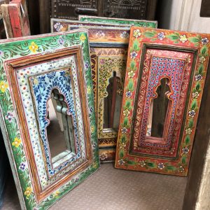 kh28 226789 79 indian accessory gift hand painted mirrors main
