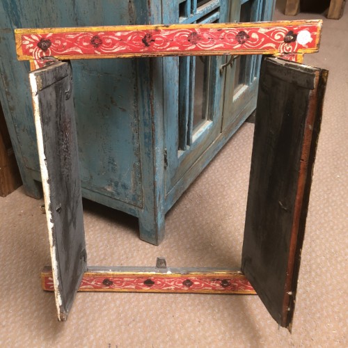 kh28 239 indian furniture hand painted window frame open