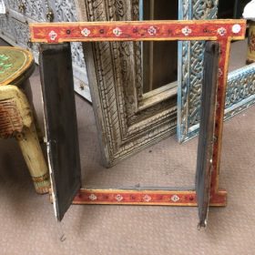 kh28 240 indian furniture doored window frame open