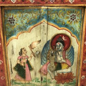 kh28 240 indian furniture doored window frame artwork