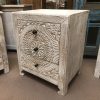 kh28 243 indian furniture whitewash bedside drawers main