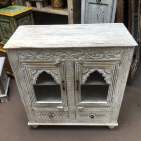 kh28 244 indian furniture mihrab glass cabinet storage