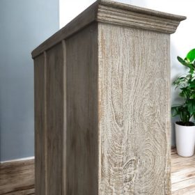 kh28 246 indian furniture floral jali cabinet back