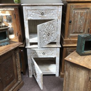 kh28 249 indian furniture whitewash bedside cabinets main