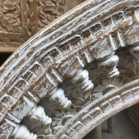 kh28 252 indian furniture circular spindle mirror round