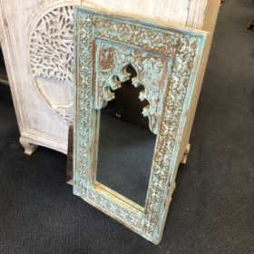 kh28 256 indian furniture mihrab arch mirrors turquoise