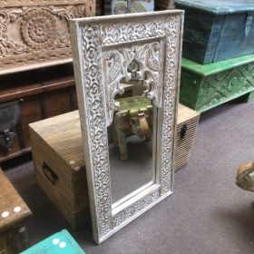 kh28 258 indian furniture mihrab arch mirror left