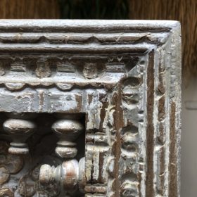 kh28 259 indian furniture full length spindle mirror carvings